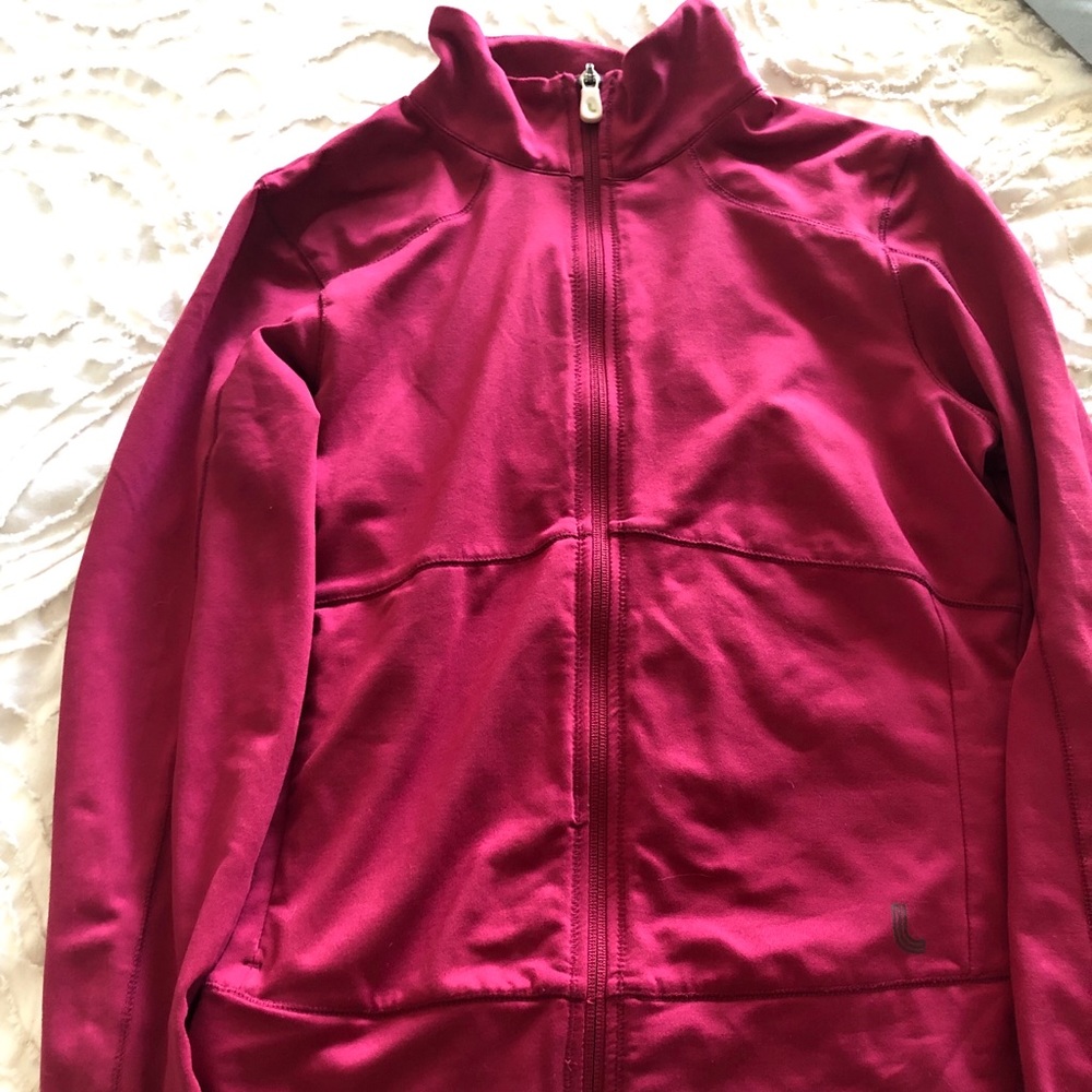 Lole jacket small dark pink